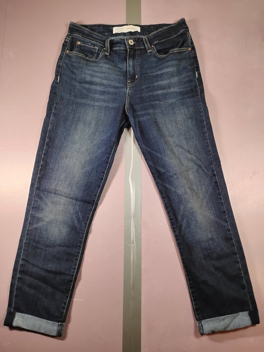 Levi Strauss Signature Mid Rise Boyfriend Jeans Womens 8-W29